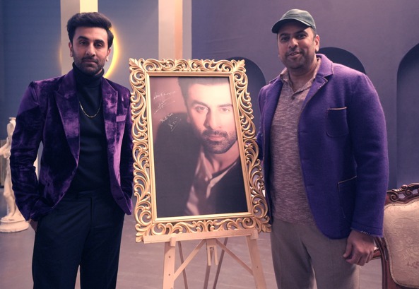 Actor Ranbir Kapoor and Dr. Saurabh Gadgil, CMD, PNG Jewellers, during the grand announcement of the new brand ambassador of PNG Jewellers. (1)