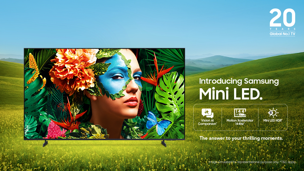 Samsung Unveils Next-Gen Vision AI-Powered Mini LED TVs