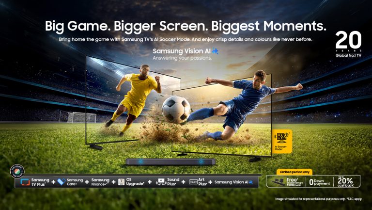 Samsung Launches ‘Big Game, Bigger Screen, Biggest Moments’ Campaign for Football Fans