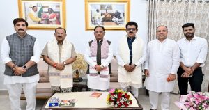 मुख्यमंत्री साय से राजस्थान विस अध्यक्ष देवनानी ने की सौजन्य भेंट